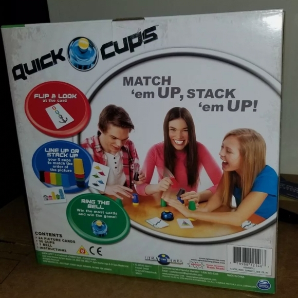 Spin Master Games, QUICK CUPS - New Game FACTORY SEALED QUICK CUPS Original - Picture 2 of 3